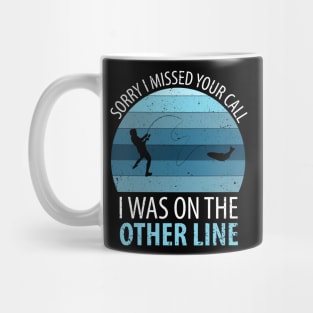 Fisherman angler fishing fishing Mug